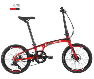 XDS Z3 Foldable Bicycle Aluminum Alloy 8 Speed Change 20 Inch Fast Folding Mini Light Bicycle For