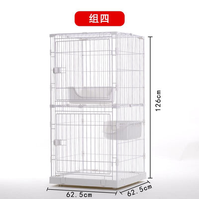 Pet Cage Free Combination Cat Cage Home Indoor Can Diy Large Space Cat Nest Villa Pet Butler Larger