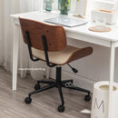 Light Luxury Computer Chair Comfortable Solid Wood Sitting Swivel Chair Office Chair