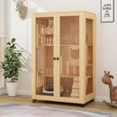 HERON Cat Cage Villa Solid Wood Luxury Home Cat Cabinet General Breeding Room Pet Room