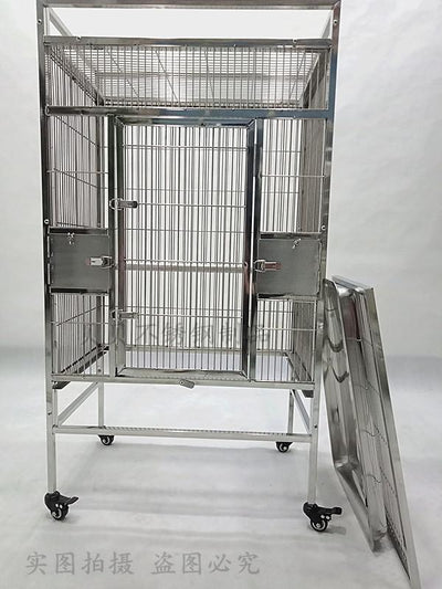 Ready Stock Bird Cage Manufacturers of the New Promotion of High-grade 304 Stainless Steel Medium