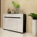 Shoe Cabinet Modern Simple Cupboard Home Door Large Capacity Solid Wood Multifunctional Storage