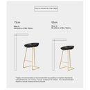 Nordic Bar Chair Bar Stool Gold Iron Stool Modern Simple Home High Chair