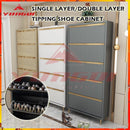 YONGQI Light Luxury Shoe Cabinet Ultra-thin Tipping Shoe Cabinet Simple Five-layer Large-capacity