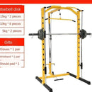 safety Smith machine track squat rack frame type weightlifting bed bench press barbell set fitness