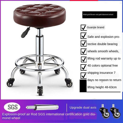 Lift 🔥ready Stock🔥2021 Bar Backrest Table Home High Round Fashion Creative Beauty Stool Swivel