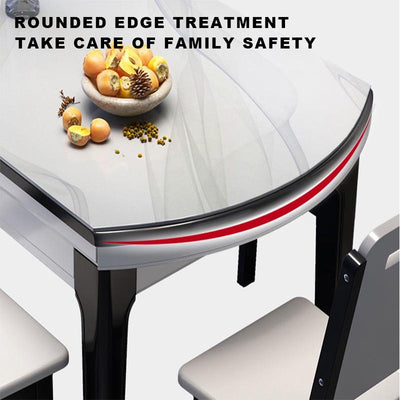 Retractable Dining Table Set 1.2m-1.5m