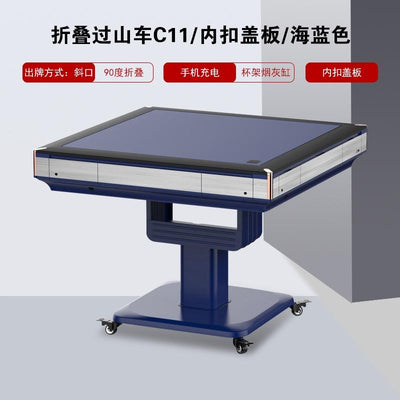 YICHANG Roller Coaster Automatic Mahjong Table Free Installation Dual Purpose Singapore Style