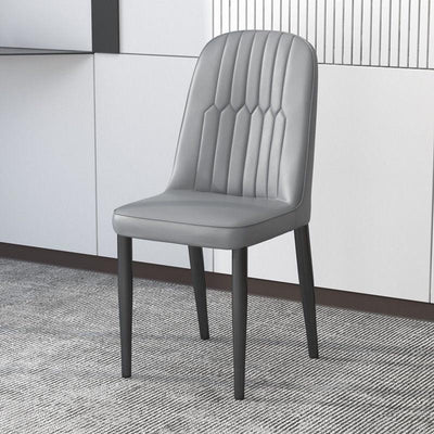 APOLLO Nordic PU Leather Dining Chair Household Soft Bag Leisure Chair Modern Hotel Chair