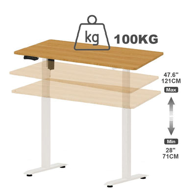 OROR Electric Height Adjustable Table With 4 Memory Height Standing Desk Study Table