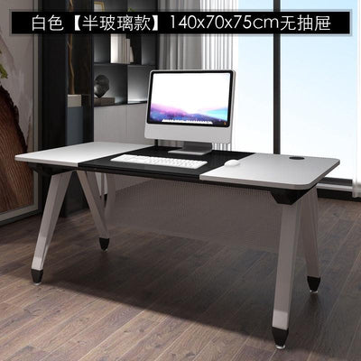 Boss desk single large class director tempered glass computer manager modern minimalist book table