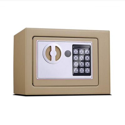 Fanenso Children's Savings Box Coin Safe Box All-steel Electronic Code Mini Document Seal Safe