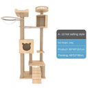 Large Solid Wood Cute Climbing Tower Rack Tree House Integrated Villa Cat Platform Toy