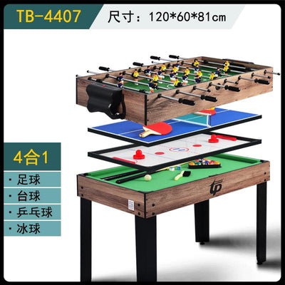 K.T 5 In 1 Mini Billiard Table Pool Table Tennis Table Multi-function Children's Game Interactive