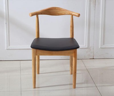 Solid Wood Horn Nordic Household Wooden Stool Backrest Chair Desk Log Dining Table Combination