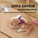 RUNPET Sisal Cat Scratch Mat Cat Scratcher Horizontal Cat Floor Scratching Pad Rug Scratch Pad for