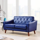 living pull American Stock room bedroom up5-25 buckle leather Day sofa Nordic small office single