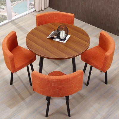 Nordic Simple Table Chair Combination Reception Table Conference Room Office Leisure Small Round