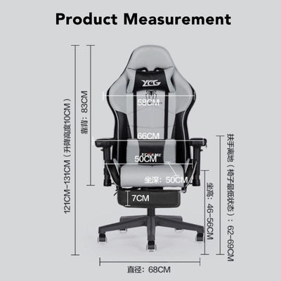 ARTISAM Massage Gaming Chair Rotating Armrest Computer Chair With Footrest Office Chair