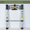 4-meter Retractable Telescopic Climbing Anti-skid Ladder Straighten Portable Sub-ladder 5-meter