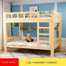 All Solid Wood Bed Children's Beds Bunk Bed Bunk High And Low Beds Bedding Adult Adults Bed And Neck