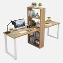 【🇸🇬 Ready Stock】Desk Bookcase Series Of Twins With Student Double Home Writing Table Study Table