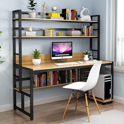 Student Writing Desk Simple Computer Table Desktop Home With Bookshelf Combination Desk