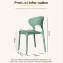 Plastic dining chair household net red restaurant thickened simple modern Nordic desk armchair