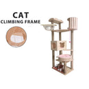 Rack Wood Large Climbing Solid Nest Integrated Villa Tree House Cat Tower Platform