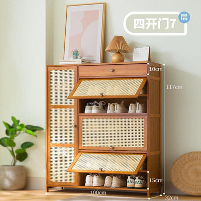 GC Shoe Cabinet Shoe Rack Cabinet Dust-proof Storage Cabinet Household Indoor Simple Entrance Large