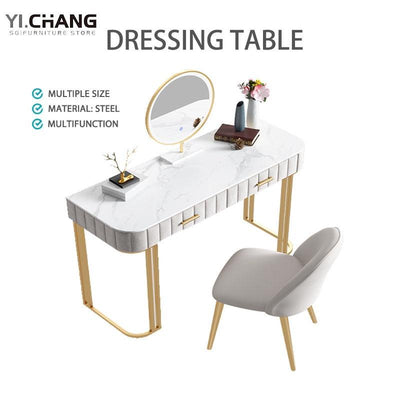 YICHANG Nordic Dressing Internet Celebrity Ins Style Bedroom Modern Simple Light Luxury Makeup Table