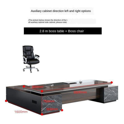 Boss Table Big Class Table Simple Modern Atmosphere President Table Director Table Office Furniture