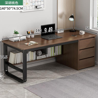 Computer Table Desktop Home Office Table Modern Simple Desk With Drawer Descombination Bedroom