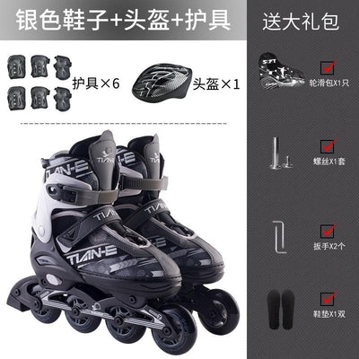 Zero Roller Skates Adult Adjustable Roller Skates Professional Inline Skating