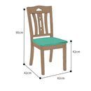 BEIMU Solid Wooden Dining Chair Family Hotel Restaurant Chair Log Chair