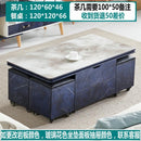 Y&U Foldable Coffee Table Marble Blister Folding Tempered Glass Side Table Household Dining Table