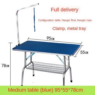 Pet Grooming Table Dog Bath Blowing Cat Hair Cutting Folding Portable Table Hanger Bracket Sling