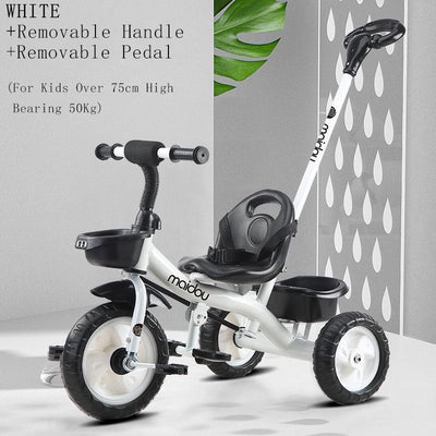 BabyDairy Tricycle 1-5 Years Old Multifunction Children Tricycle Baby Bicycle With Anti-slip Wheels