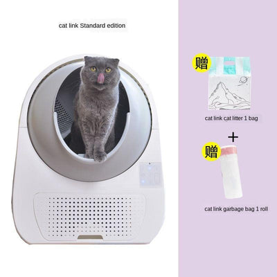 Basin Catlink Ai Automatic Voice Intelligent Cat Litter Toilet Closed Electric Shovel Large Size