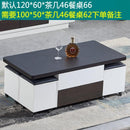 ARPER Foldable Coffee Table Marble Blister Folding Tempered Glass Side Table Household Dining Table