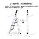 Kinbolee Indoor Step Stool Household Ladder Folding Climb Ladder Thick Multi-purpose Telescopic