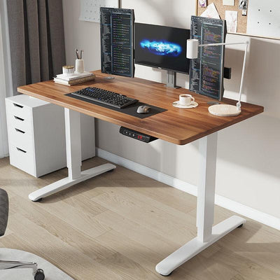 HS Ergonomic Standing Table Electric Height Adjustable Desk Working Table Computer Desk