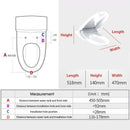 K.T Smart Toilet Seat Intelligent Toliet Lid Cover Instant Water Heating Electronic Heated Bidet