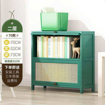 GC Bookcase Bookshelf Cabinet Simple Floor Cabinet Multilayer Household Student Book Storage Shelf