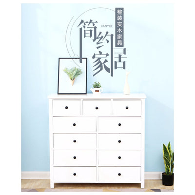 Locker Storage Cabinet Special Offer Nordic Simple Modern Bedroom Chest of Drawers Solid Wood