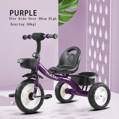 BabyDairy Tricycle 1-5 Years Old Multifunction Children Tricycle Baby Bicycle With Anti-slip Wheels