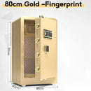 Pl Safe Box Fingerprint Home Password Office Safe Deposit Box Small Anti-theft Alarm Safes Bedside