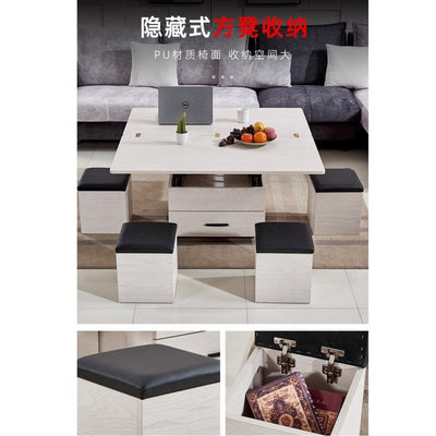 Coffee Table Lift Living Room Coffee Table Folding Telescopic Storage Tea Table