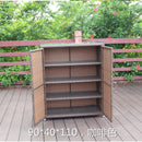 Shoe Rack Rattan Outdoor Sunscreen Waterproof Courtyard Locker Garden Balcony Storage Cabinet