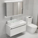 SENBIJU Nordic Combination Stainless Steel Cabinet Modern Minimalist Wash Face Lavatory Basin